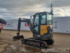 2018 Volvo EC27D Mini Excavators For Auction: Leeds -27th, 28th, 29th, 30th November 24 @ 8:00am full