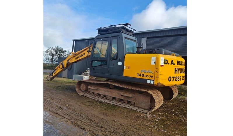 Hyundai R140LC-7A 10 Ton+ Excavators For Auction: Leeds -27th, 28th, 29th, 30th November 24 @ 8:00am full