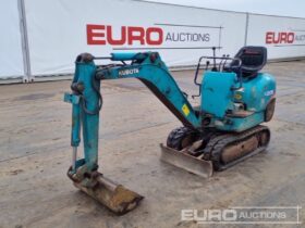 Kubota K008 Micro Excavators For Auction: Leeds -27th, 28th, 29th, 30th November 24 @ 8:00am