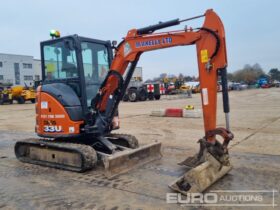 2021 Hitachi ZX33U-6 CLR Mini Excavators For Auction: Leeds -27th, 28th, 29th, 30th November 24 @ 8:00am full