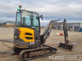 2018 Volvo EC27D Mini Excavators For Auction: Leeds -27th, 28th, 29th, 30th November 24 @ 8:00am full