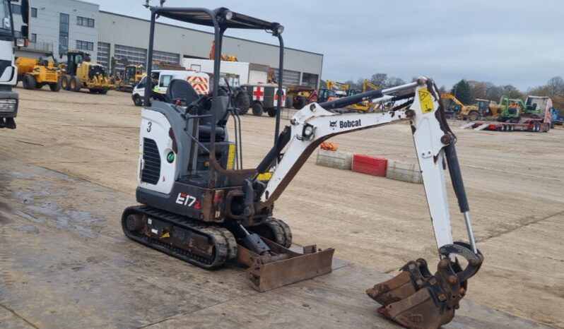 2020 Bobcat E17Z Mini Excavators For Auction: Leeds -27th, 28th, 29th, 30th November 24 @ 8:00am full