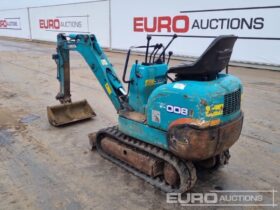 Kubota K008 Micro Excavators For Auction: Leeds -27th, 28th, 29th, 30th November 24 @ 8:00am full