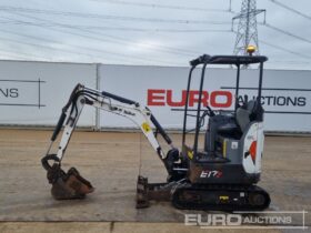 2020 Bobcat E17Z Mini Excavators For Auction: Leeds -27th, 28th, 29th, 30th November 24 @ 8:00am full