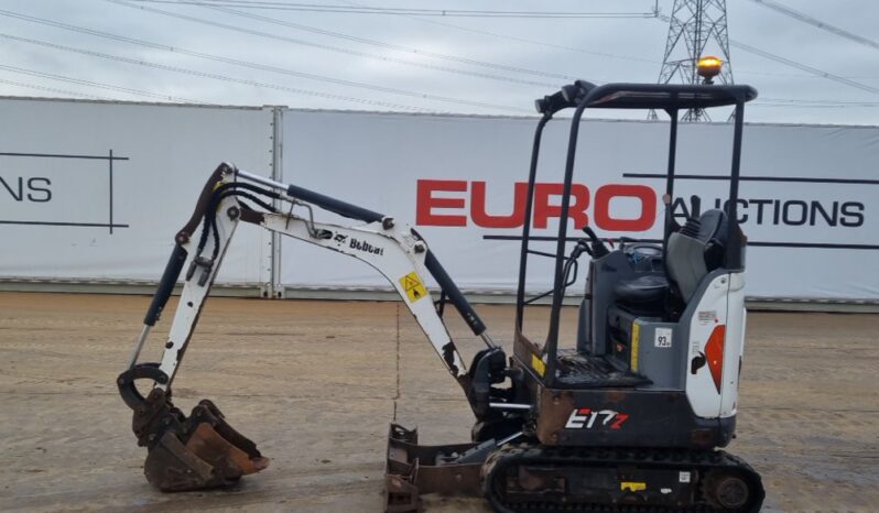 2020 Bobcat E17Z Mini Excavators For Auction: Leeds -27th, 28th, 29th, 30th November 24 @ 8:00am full