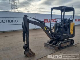 2016 Volvo EC15D Mini Excavators For Auction: Leeds -27th, 28th, 29th, 30th November 24 @ 8:00am