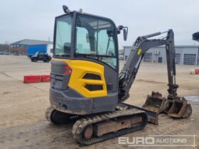 2018 Volvo EC27D Mini Excavators For Auction: Leeds -27th, 28th, 29th, 30th November 24 @ 8:00am full