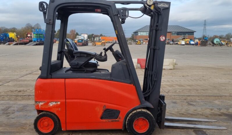 2012 Linde E18PH-01 Forklifts For Auction: Leeds -27th, 28th, 29th, 30th November 24 @ 8:00am full