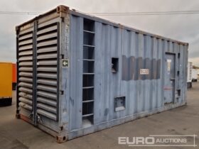 Stamford 830kVA Containerised Generator, Cummins Engine Generators For Auction: Leeds -27th, 28th, 29th, 30th November 24 @ 8:00am