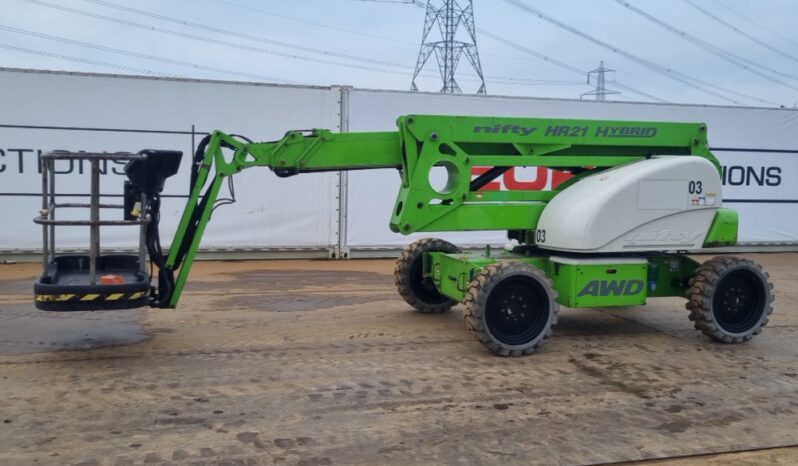 2014 Niftylift HR21 HYBRID Manlifts For Auction: Leeds -27th, 28th, 29th, 30th November 24 @ 8:00am full