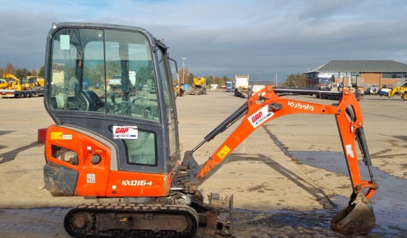 2016 Kubota KX016-4 Mini Excavators For Auction: Leeds -27th, 28th, 29th, 30th November 24 @ 8:00am full