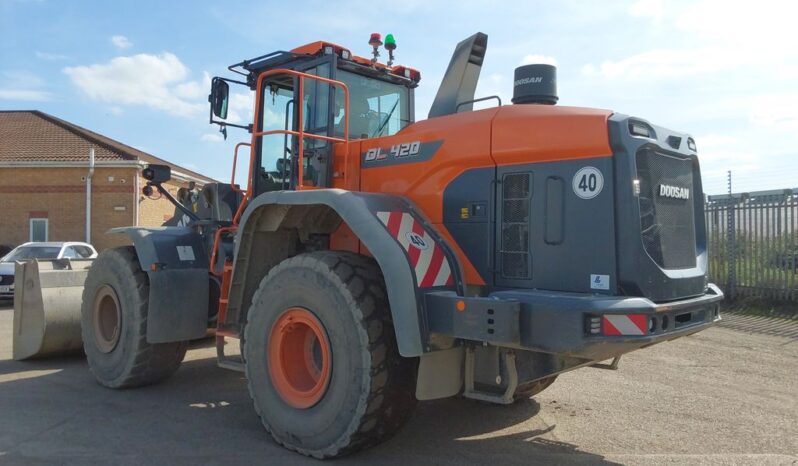 2021 DOOSAN DL420-7 LOADING SHOVEL For Auction on 2024-12-10 For Auction on 2024-12-10 full