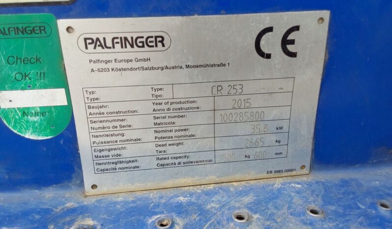 2017 PALFINGER CR253 – 2331cc FORKLIFT For Auction on 2024-12-10 For Auction on 2024-12-10 full