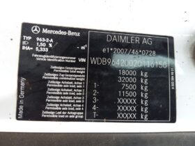 2017 MERCEDES-BENZ AROCS 1832 EURO 6 – 7698cc  For Auction on 2024-11-20 For Auction on 2024-11-20 full