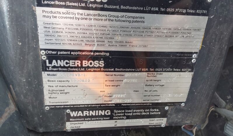 2024 LANCER BOSS 566/MKVA-1 SIDE LOADER For Auction on 2024-12-10 For Auction on 2024-12-10 full