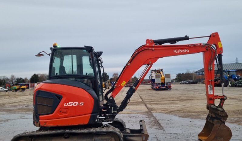 2022 Kubota U50-5 Mini Excavators For Auction: Leeds -27th, 28th, 29th, 30th November 24 @ 8:00am full