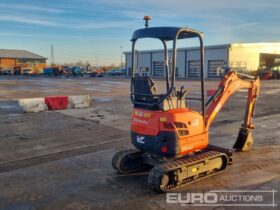 2016 Kubota U17-3A Mini Excavators For Auction: Leeds -27th, 28th, 29th, 30th November 24 @ 8:00am full