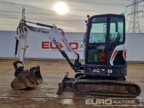 2019 Bobcat E27Z Mini Excavators For Auction: Leeds -27th, 28th, 29th, 30th November 24 @ 8:00am full