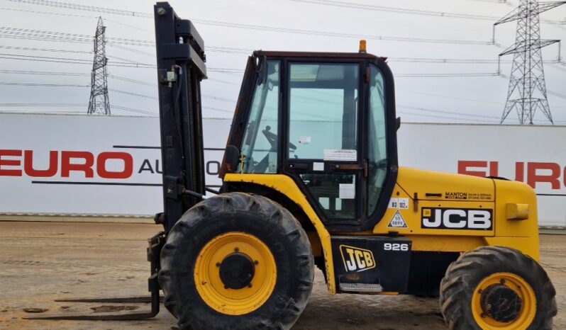 2010 JCB 926-4 Rough Terrain Forklifts For Auction: Leeds -27th, 28th, 29th, 30th November 24 @ 8:00am full