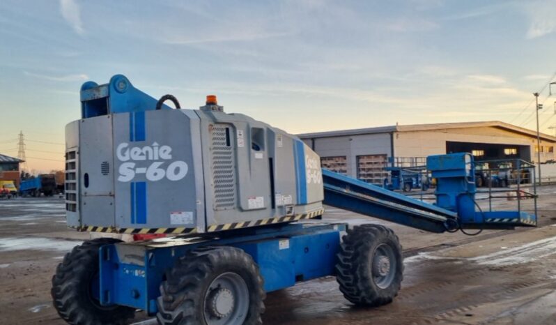 Genie S-60/223 Manlifts For Auction: Leeds -27th, 28th, 29th, 30th November 24 @ 8:00am full