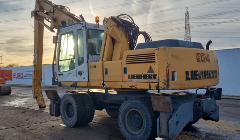 Liebherr A904 Wheeled Excavators For Auction: Leeds -27th, 28th, 29th, 30th November 24 @ 8:00am full