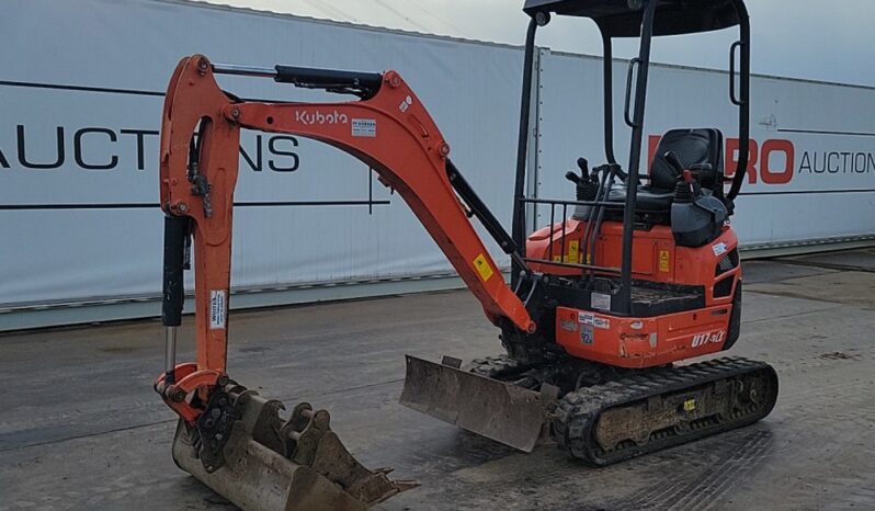 2017 Kubota U17-3A Mini Excavators For Auction: Leeds -27th, 28th, 29th, 30th November 24 @ 8:00am