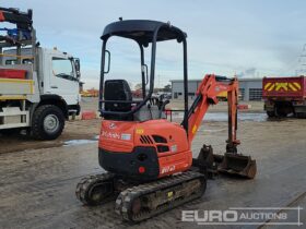 2017 Kubota U17-3A Mini Excavators For Auction: Leeds -27th, 28th, 29th, 30th November 24 @ 8:00am full