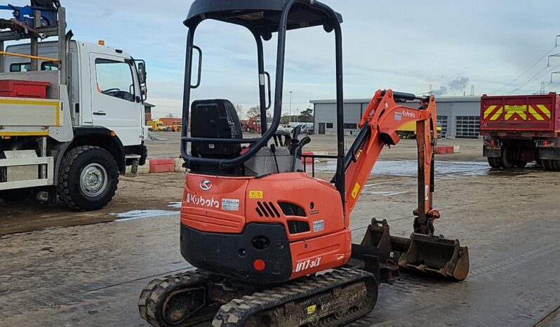 2017 Kubota U17-3A Mini Excavators For Auction: Leeds -27th, 28th, 29th, 30th November 24 @ 8:00am full