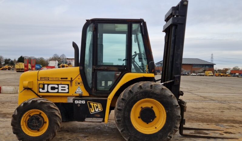 2010 JCB 926-4 Rough Terrain Forklifts For Auction: Leeds -27th, 28th, 29th, 30th November 24 @ 8:00am full