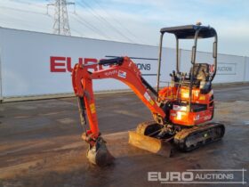 2016 Kubota U17-3A Mini Excavators For Auction: Leeds -27th, 28th, 29th, 30th November 24 @ 8:00am