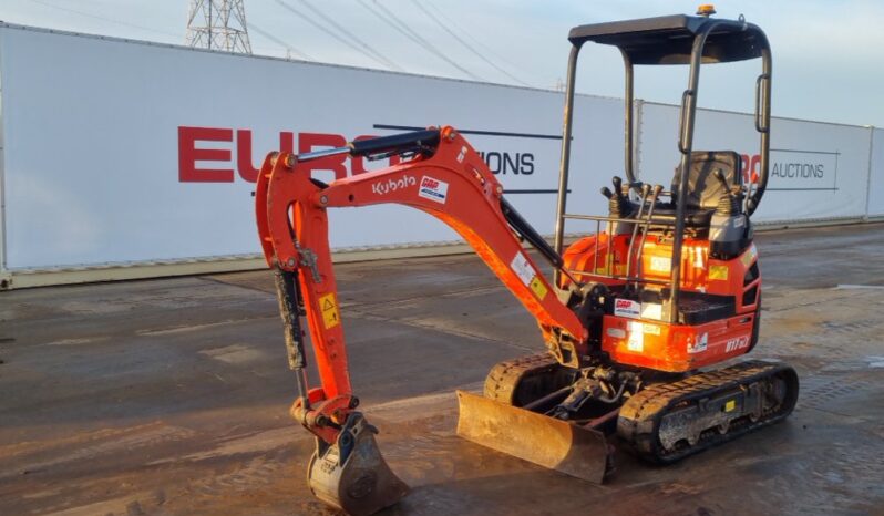 2016 Kubota U17-3A Mini Excavators For Auction: Leeds -27th, 28th, 29th, 30th November 24 @ 8:00am