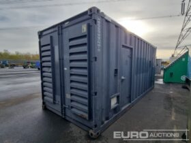 Cummins 1400kVA Containerised Generator, V16 Engine Generators For Auction: Leeds -27th, 28th, 29th, 30th November 24 @ 8:00am full