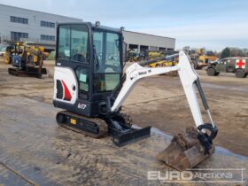 2019 Bobcat E17 Mini Excavators For Auction: Leeds -27th, 28th, 29th, 30th November 24 @ 8:00am full