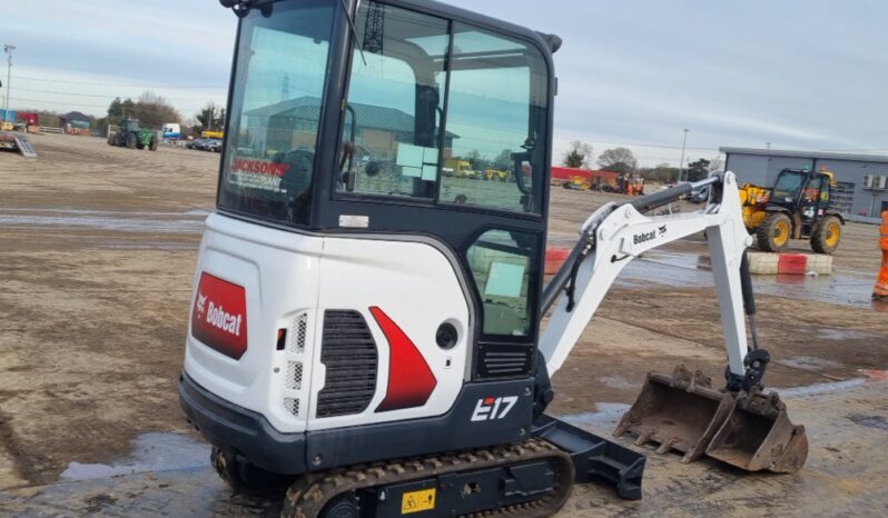 2019 Bobcat E17 Mini Excavators For Auction: Leeds -27th, 28th, 29th, 30th November 24 @ 8:00am full