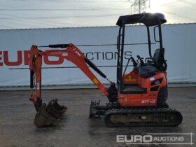 2017 Kubota U17-3A Mini Excavators For Auction: Leeds -27th, 28th, 29th, 30th November 24 @ 8:00am full