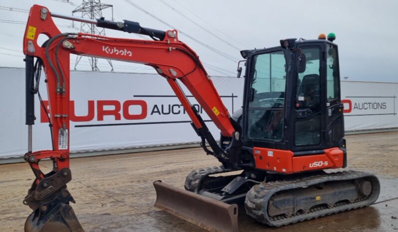 2022 Kubota U50-5 Mini Excavators For Auction: Leeds -27th, 28th, 29th, 30th November 24 @ 8:00am