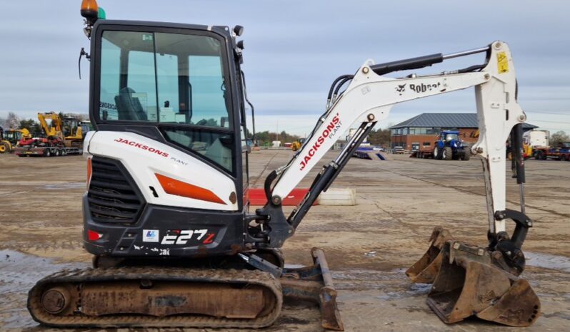 2019 Bobcat E27Z Mini Excavators For Auction: Leeds -27th, 28th, 29th, 30th November 24 @ 8:00am full