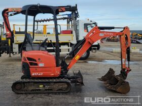 2017 Kubota U17-3A Mini Excavators For Auction: Leeds -27th, 28th, 29th, 30th November 24 @ 8:00am full