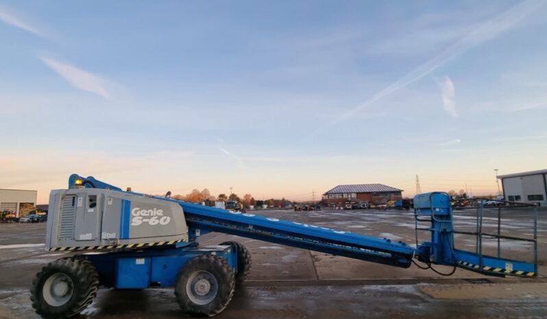 Genie S-60/223 Manlifts For Auction: Leeds -27th, 28th, 29th, 30th November 24 @ 8:00am full