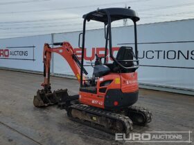 2017 Kubota U17-3A Mini Excavators For Auction: Leeds -27th, 28th, 29th, 30th November 24 @ 8:00am full