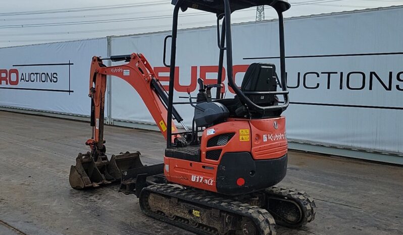 2017 Kubota U17-3A Mini Excavators For Auction: Leeds -27th, 28th, 29th, 30th November 24 @ 8:00am full