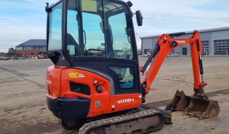 2018 Kubota KX018-4 Mini Excavators For Auction: Leeds -27th, 28th, 29th, 30th November 24 @ 8:00am full