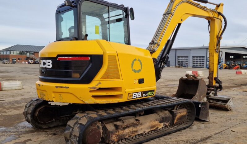 2018 JCB 86C-1 6 Ton+ Excavators For Auction: Leeds -27th, 28th, 29th, 30th November 24 @ 8:00am full