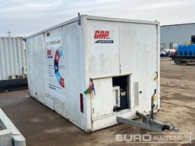 Ajc trailers Single Axle Groundhog Welfare Unit, 3.75kVA, Canteen, Generator, Toilet, Drying Room Containers For Auction: Leeds -27th, 28th, 29th, 30th November 24 @ 8:00am full