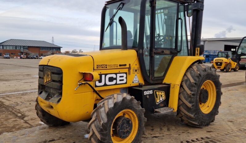 2010 JCB 926-4 Rough Terrain Forklifts For Auction: Leeds -27th, 28th, 29th, 30th November 24 @ 8:00am full