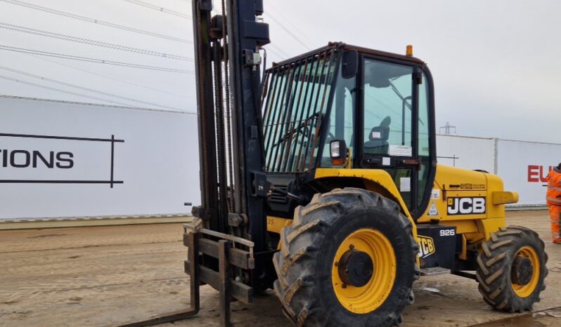 2010 JCB 926-4 Rough Terrain Forklifts For Auction: Leeds -27th, 28th, 29th, 30th November 24 @ 8:00am