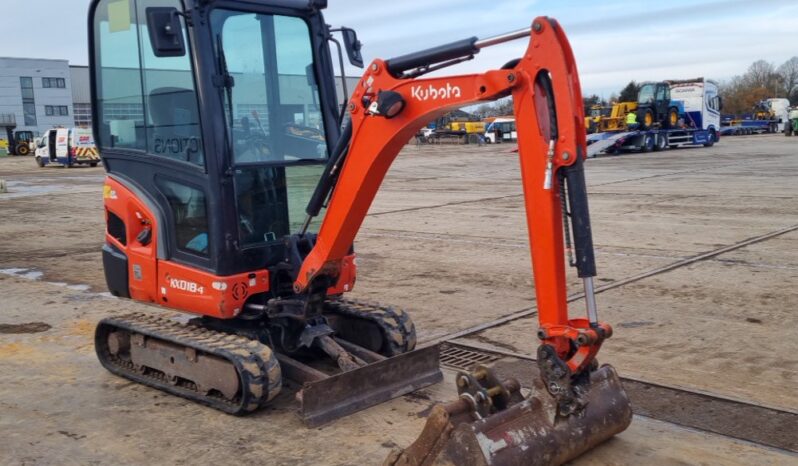 2018 Kubota KX018-4 Mini Excavators For Auction: Leeds -27th, 28th, 29th, 30th November 24 @ 8:00am full