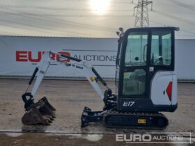 2019 Bobcat E17 Mini Excavators For Auction: Leeds -27th, 28th, 29th, 30th November 24 @ 8:00am full