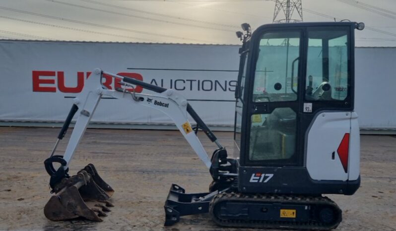 2019 Bobcat E17 Mini Excavators For Auction: Leeds -27th, 28th, 29th, 30th November 24 @ 8:00am full