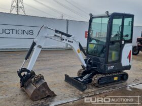 2019 Bobcat E17 Mini Excavators For Auction: Leeds -27th, 28th, 29th, 30th November 24 @ 8:00am